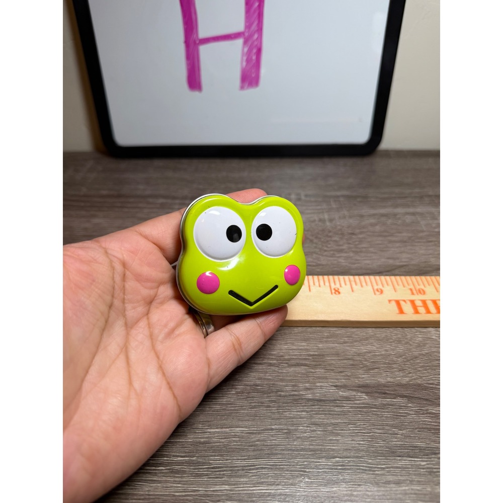 Sanrio Keroppi Candy Tin Vintage 2009 Y2K Character Frog Face Green